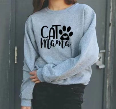 CAT MAMA Sweater Gift For Cats Lover CAT Mom Gift- Cats Mom Sweater - Cats Mom Gift -Cats  Lover-4