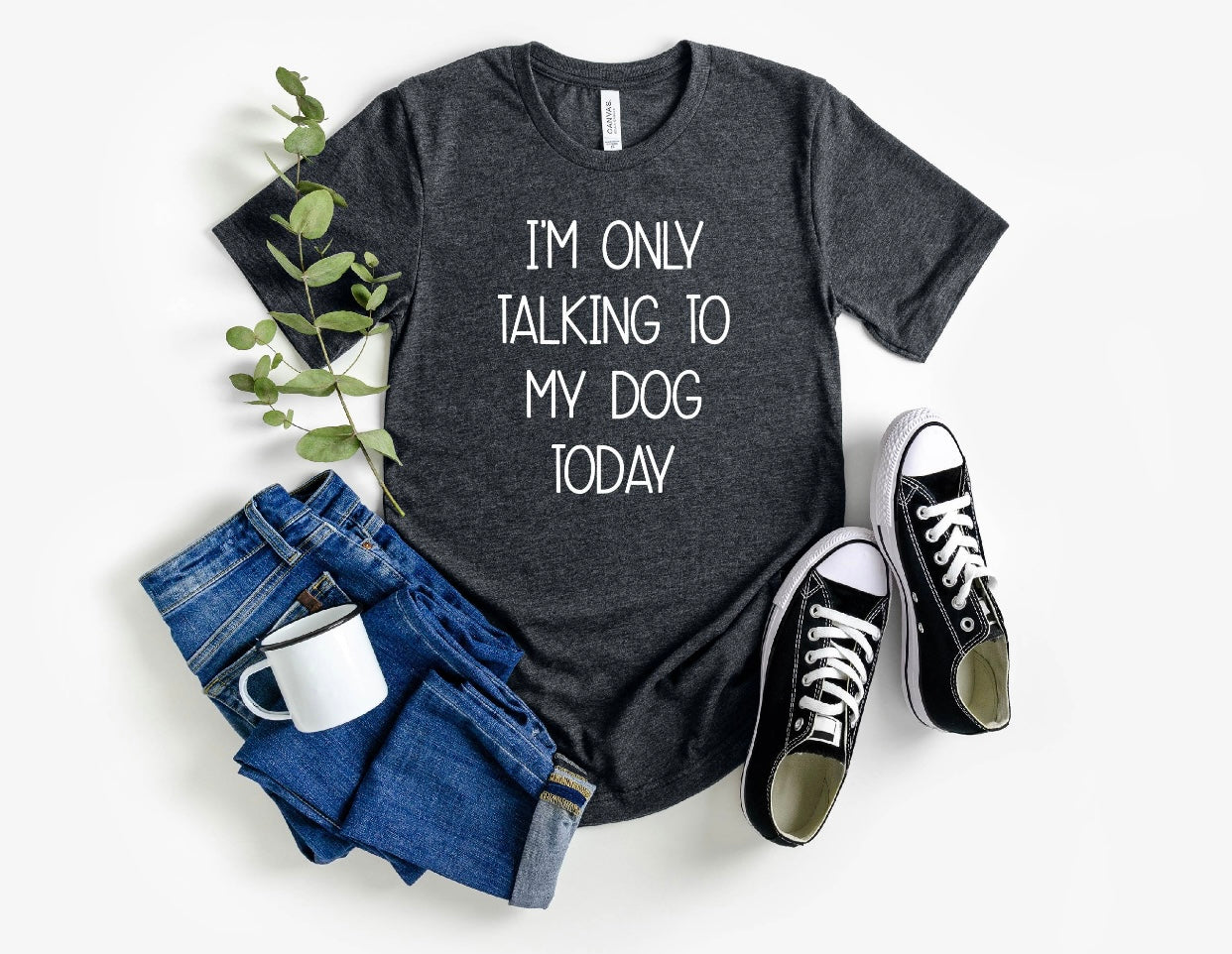 I'm Only Taking To My DOG Today Tee- Fur Mama Tee Gift For Dog Lover Dog Mom T shirt - Dog Mom Tee - Dog Mom Gift - Dog Lover-0