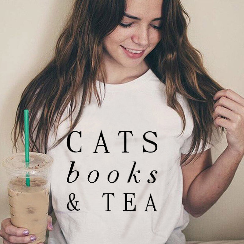 Cats & coffee &Jesus - Cats & Books &Tea Fur Mama T shirt Gift For Cats Lover Dog Mom Shirt - Cats Mom Sweater - Cats Mom Gift -Cats  Lover-1