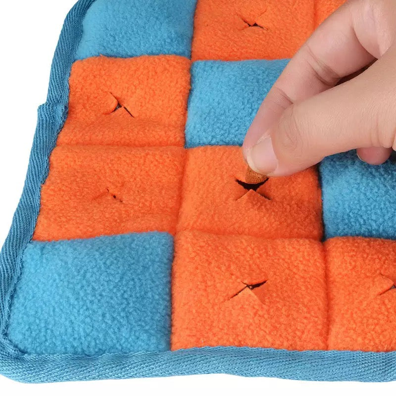 Pets Toy Bite Resistant Sound Puzzle Jigsaw Grain Double-sided Flannel Machine Washable Suction Pad Pet Supplies Squeak Toys-2