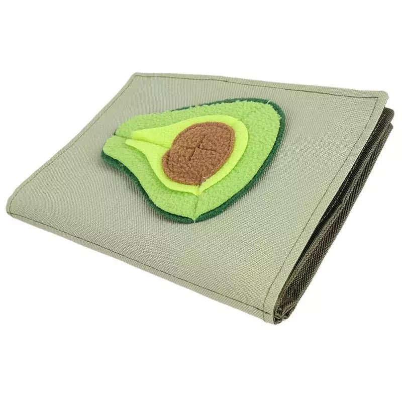 Training Snuffle Pets Toy IQ Treat Food Dispensing Cloth Book Pet Blanket Toy-2