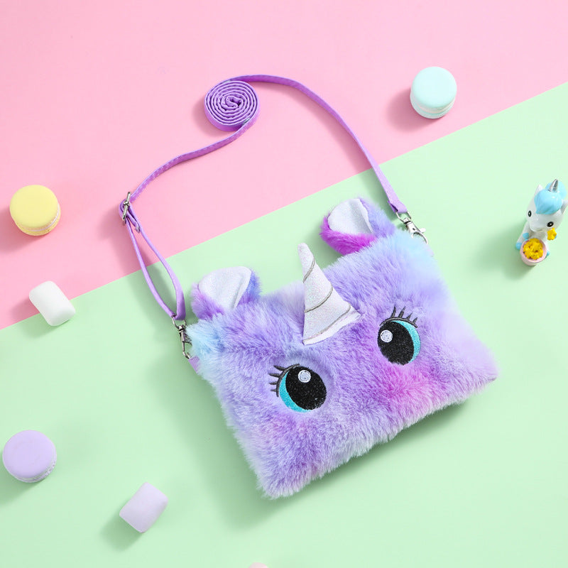 HOT SALE Own Design Unicorn Girls Bag - Cross Body Bag-1