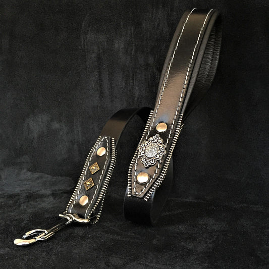 The ''Aztec'' Black leash-0