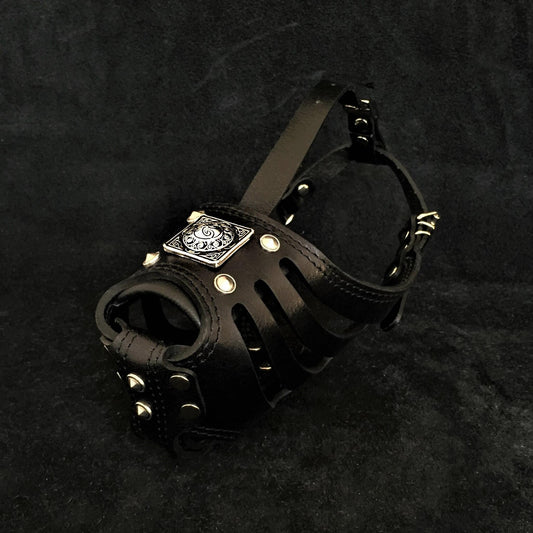 ''Eros'' Basket Muzzle All Black-0