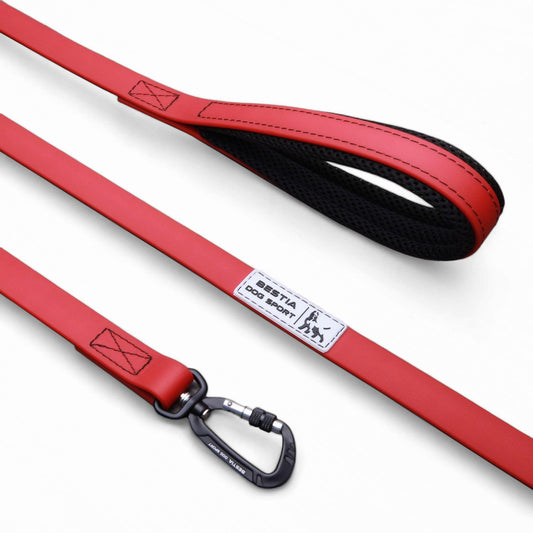 BESTIA DOG SPORT TACTICAL LEASH RED-0