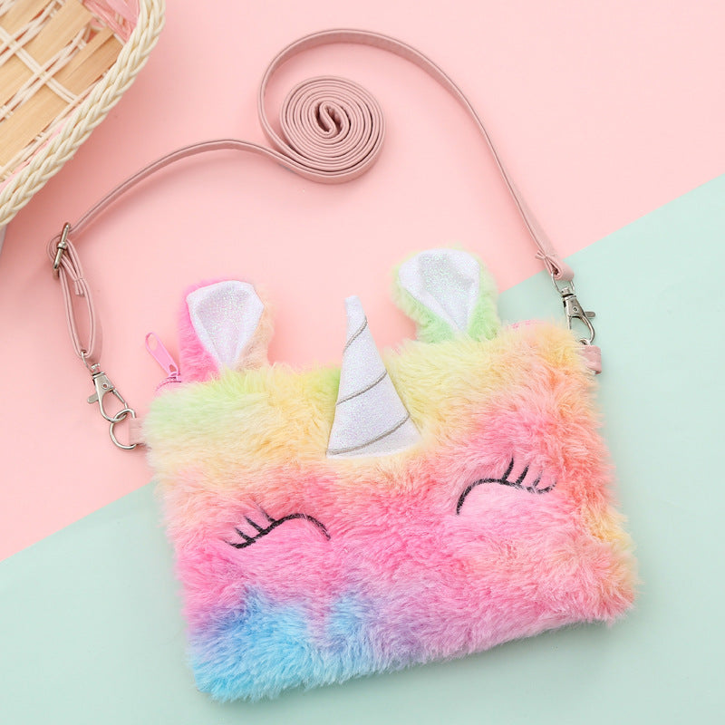 HOT SALE Own Design Unicorn Girls Bag - Cross Body Bag-3