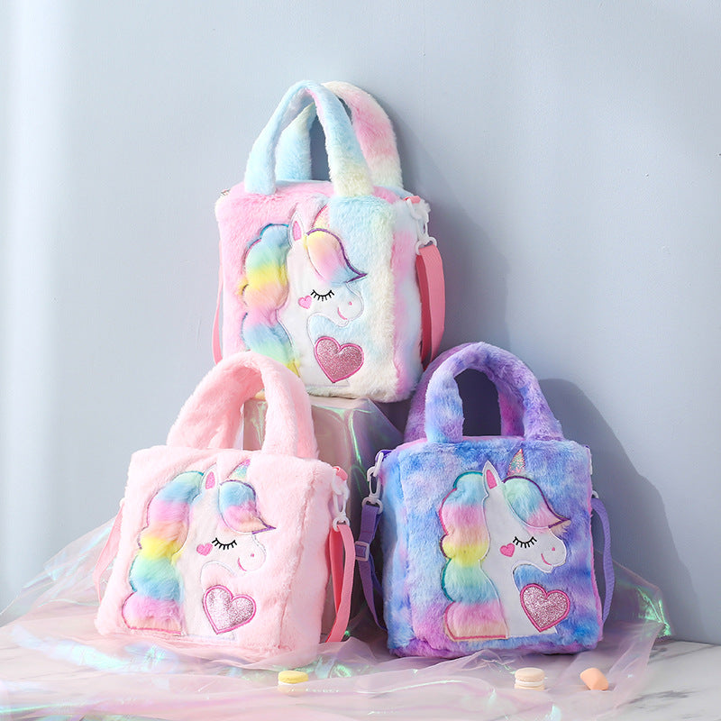 HOT SALE Own Design Unicorn Girls Bag-Handbag-0