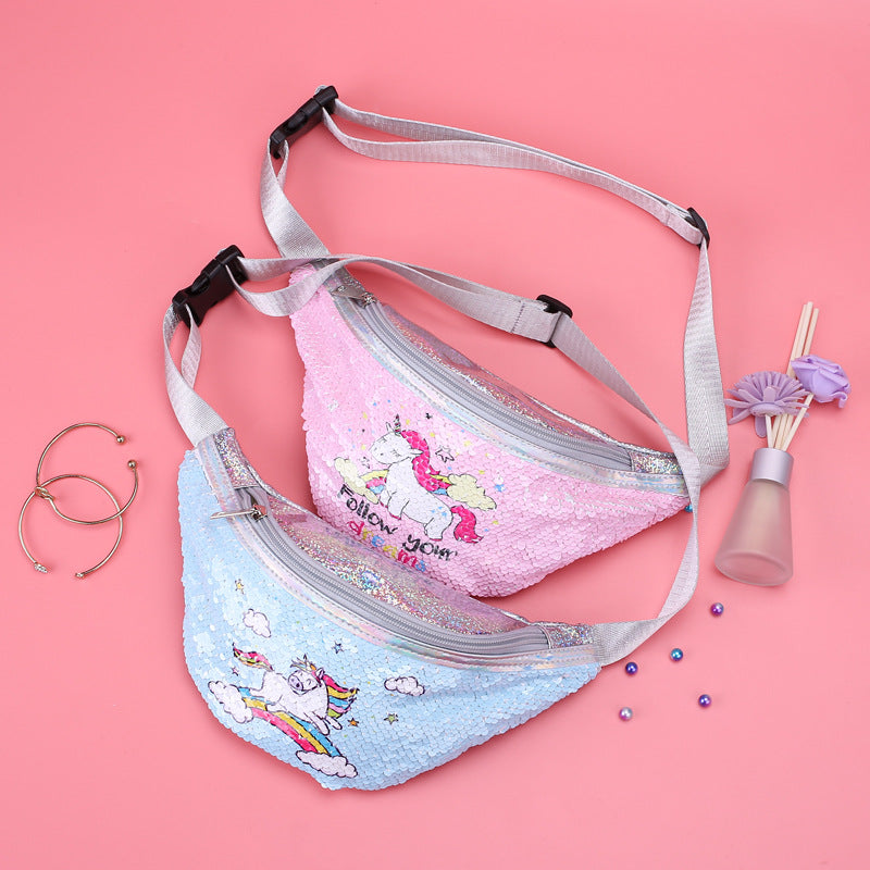 HOT SALE Own Design Unicorn Girls Bag-0