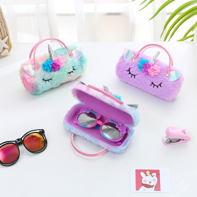 HOT SALE Own Design Unicorn Glasses bag Girls Bag-1