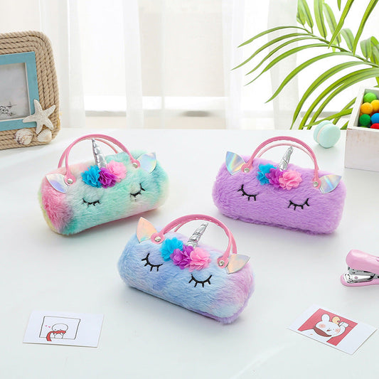 HOT SALE Own Design Unicorn Glasses bag Girls Bag-0