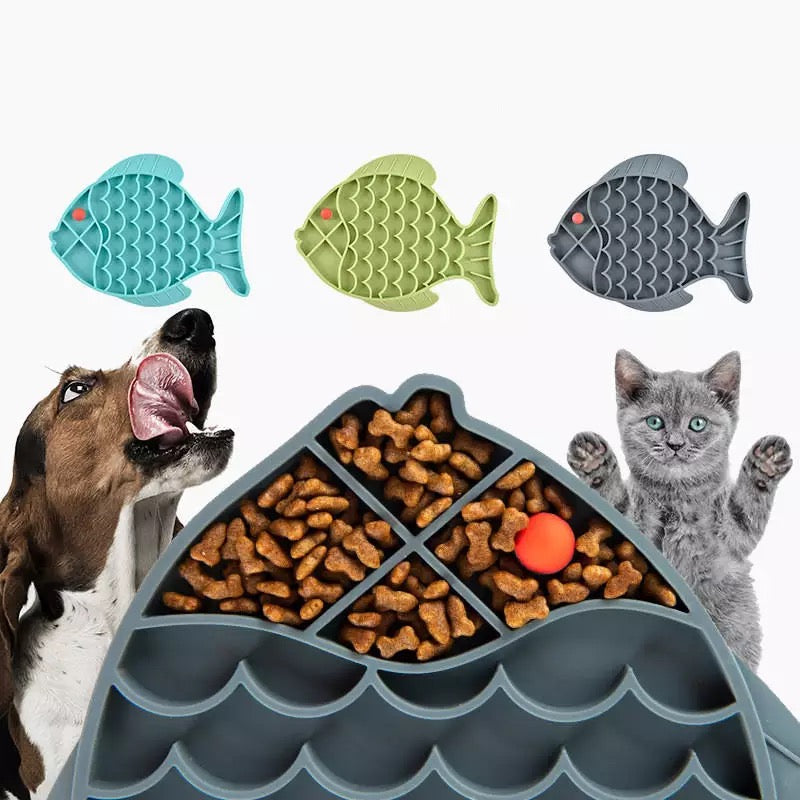 Pet Licking Mat Portable Anxiety Relief Dog Lick Pad Cup Bowl Transfer Plate Dog Slow Feeder Silicone Pet Bath Products Cat Bowl-0