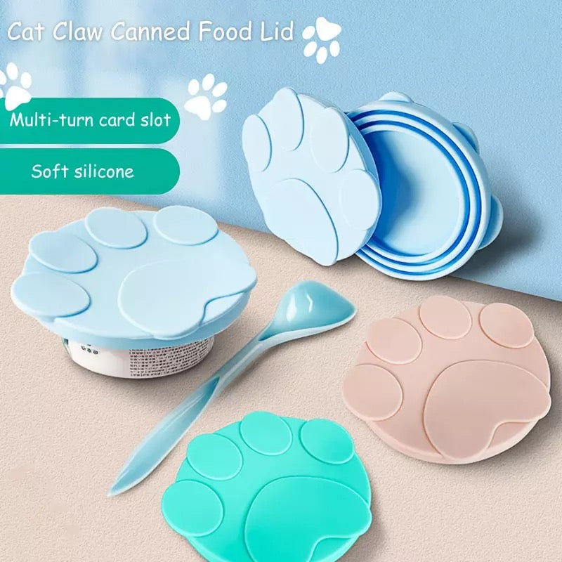 3 In 1 Reusable Pet Food Can Cover Silicone Dogs Cats Storage Tin Cap Lid Seal Cover Pet Supplies Suitable For 8.9cm/7.3cm/6.5cm-0