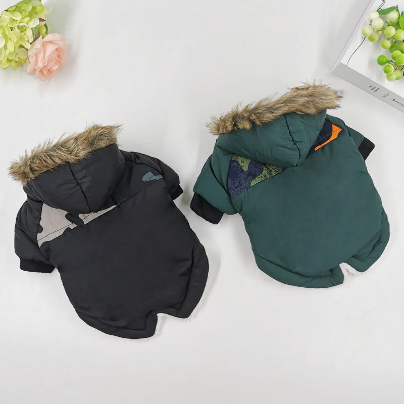 Waterproof Dog and Cat Clothes Pet Jacket Winter Warm Vest-0