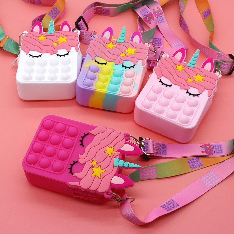 Push Pop Fidget Sensory - Unicorn Cross Body Bag collection-2