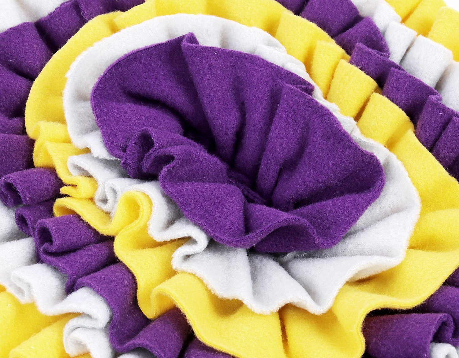 Pets Puzzle Toys Increase IQ Snuffle Mat-Purple Yellow Floral-1