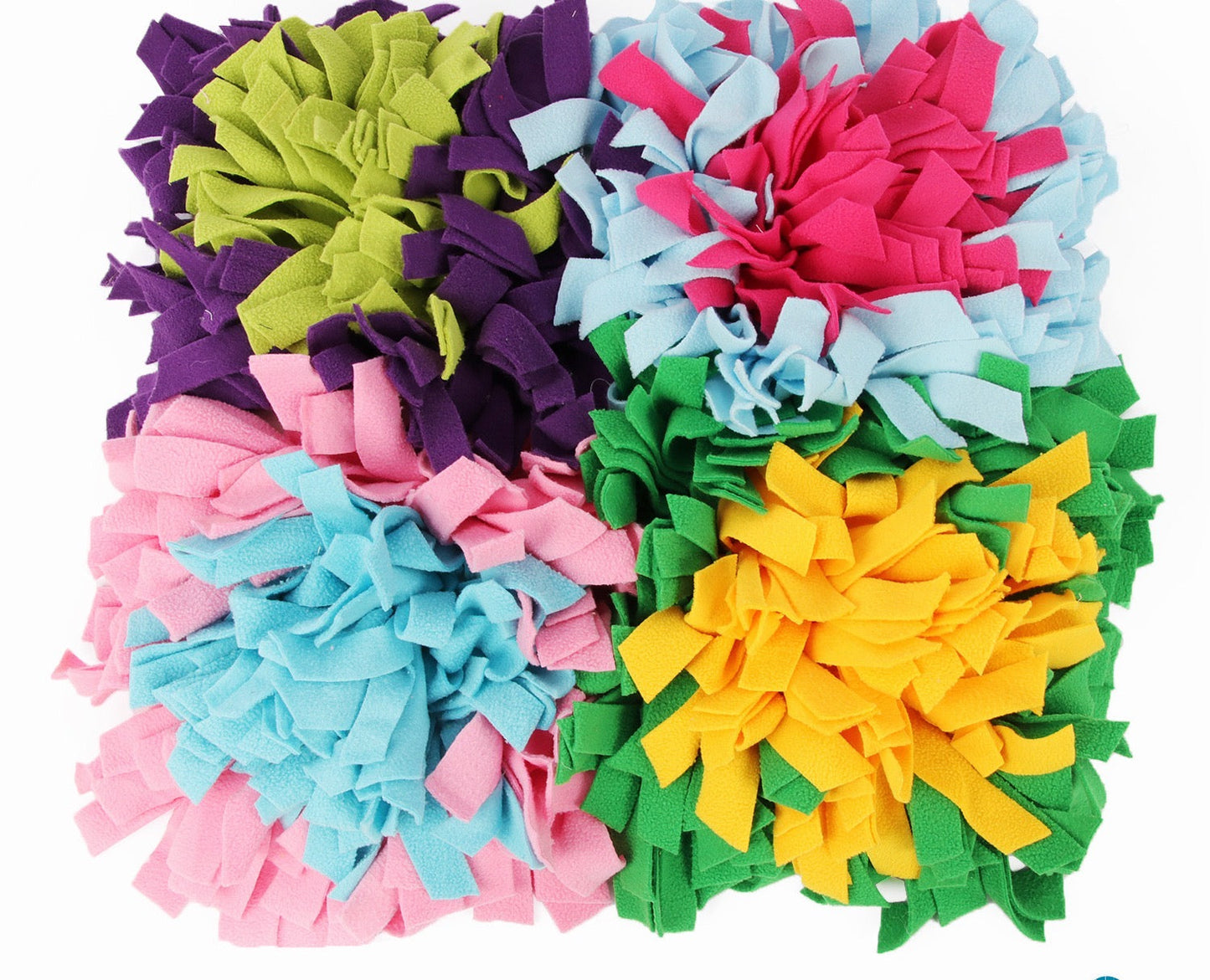 Pets Puzzle Toys Snuffle Mat-Multi Colors Mixed-1