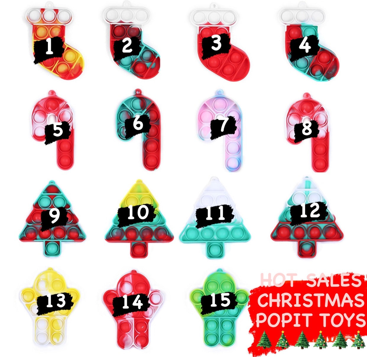 Push Pop Fidget Sensory -Christmas Edition collection-4