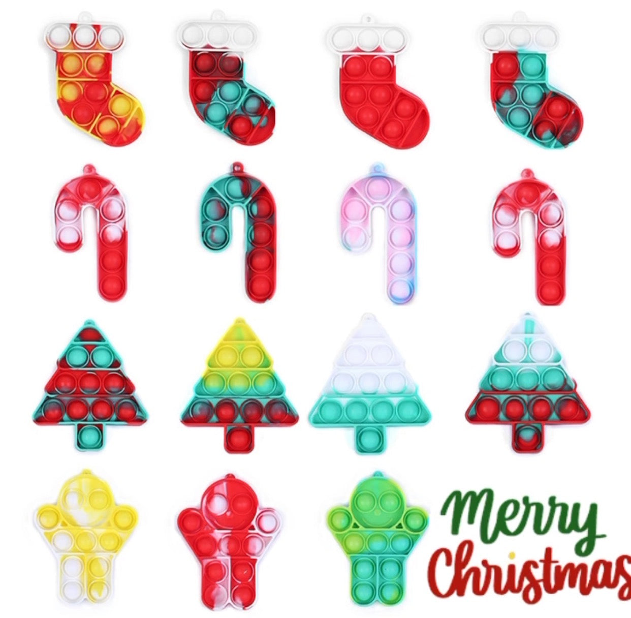 Push Pop Fidget Sensory -Christmas Edition collection-0