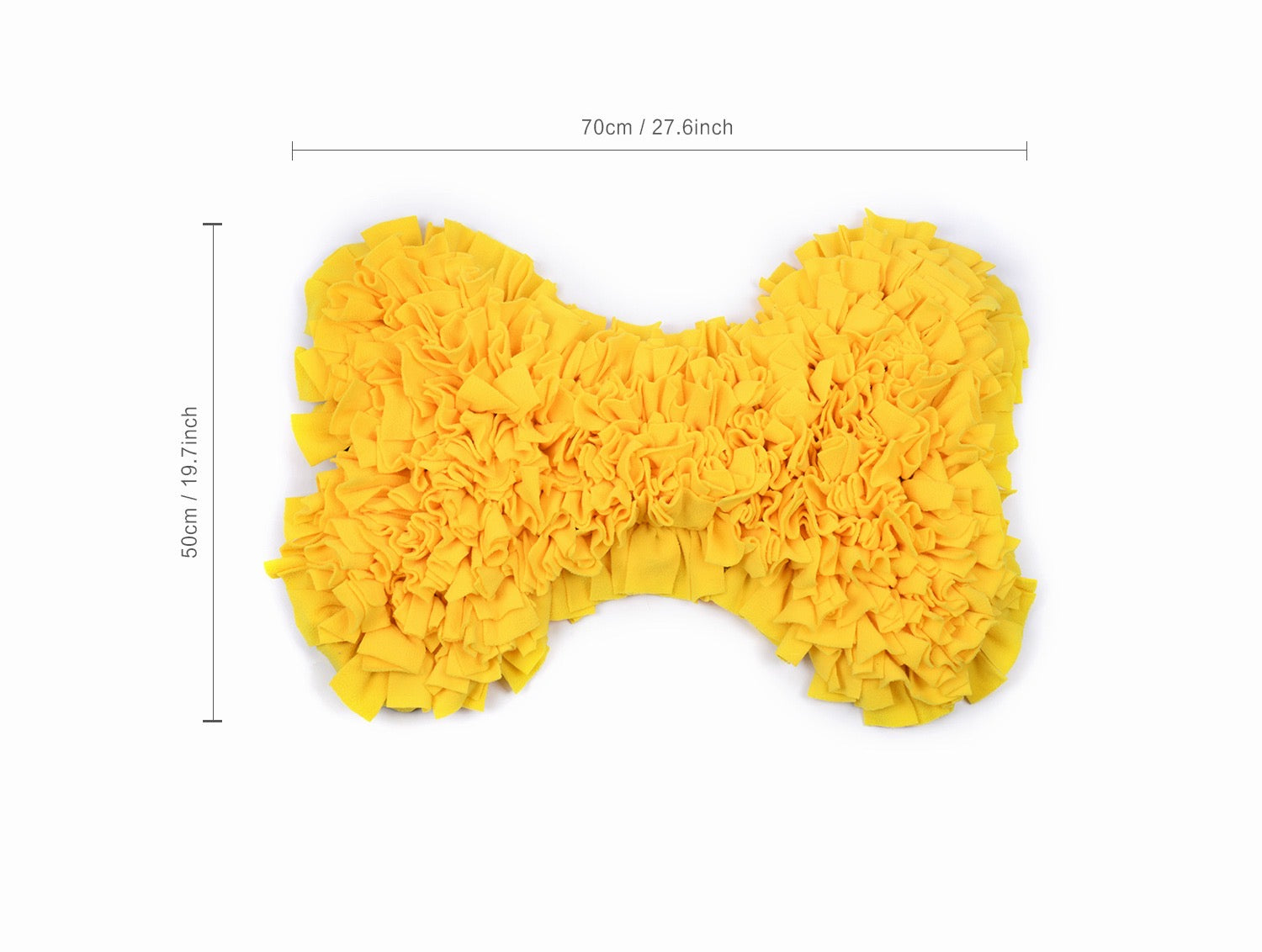 Pets Puzzle Toys Snuffle Mat-Yellow Bone-1