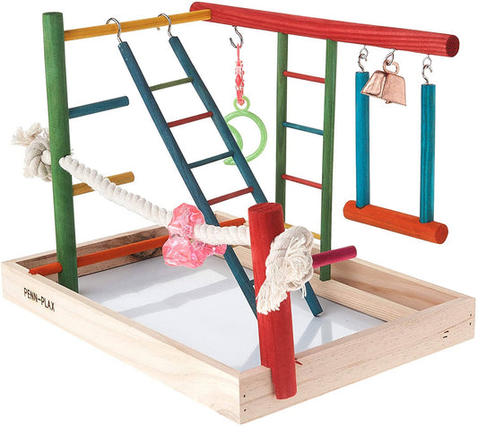 Bird-Life Wooden Playpen for Birds – Large