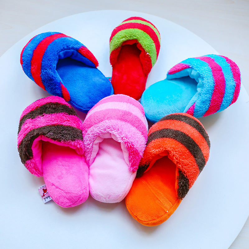 Plush Pet Toy Interactive Stuffed Toys-Slippers Collection-1