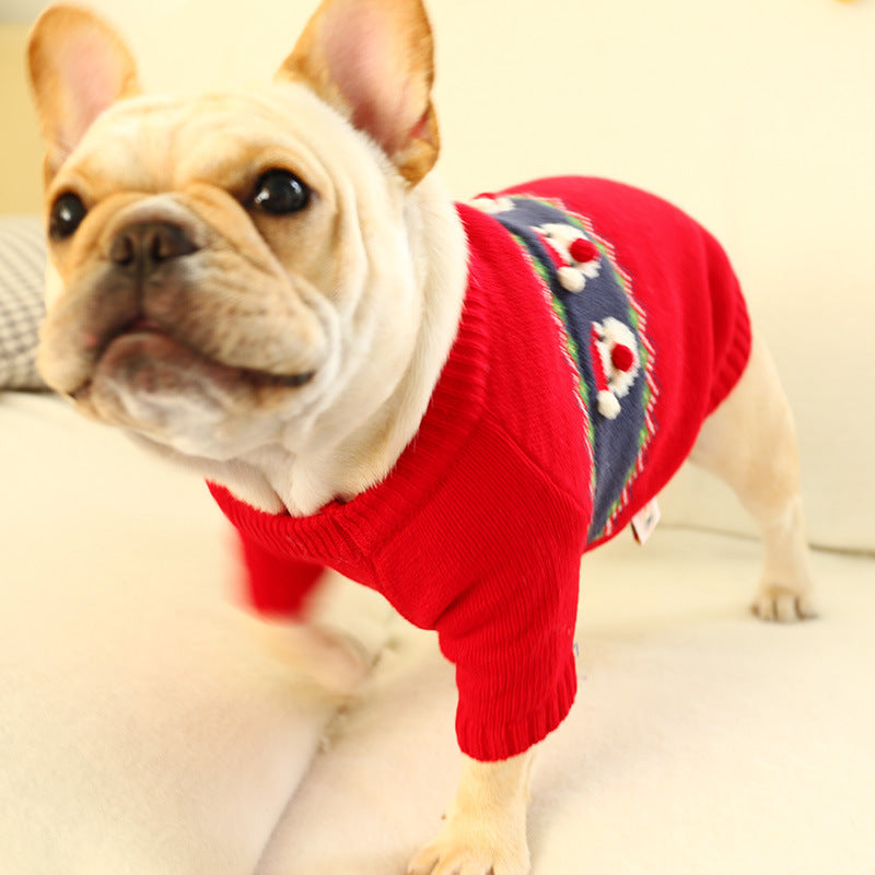 Pets Sweater Clothes Casual / Daily Christmas Winter Dog Clothes Puppy Clothes Pets Outfits Costume-0