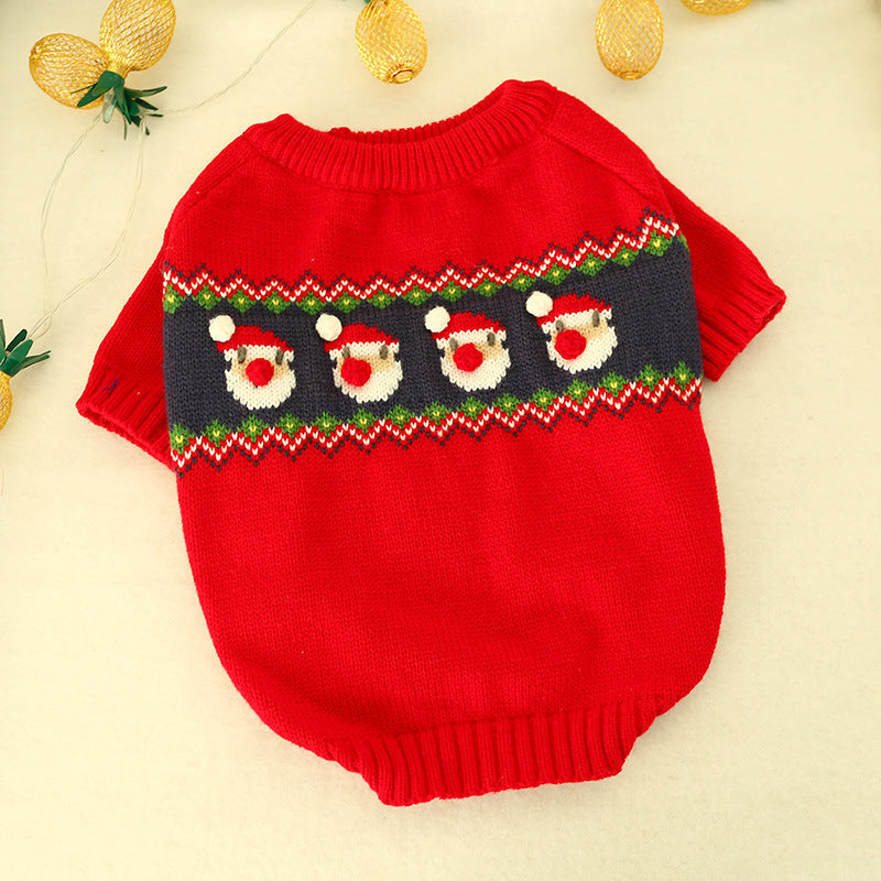 Pets Sweater Clothes Casual / Daily Christmas Winter Dog Clothes Puppy Clothes Pets Outfits Costume-1