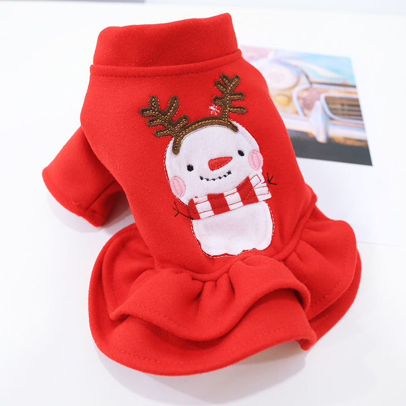 Pets Sweater Clothes Casual / Daily Christmas Winter Dog Clothes Puppy Clothes Pets Outfits Costume-0