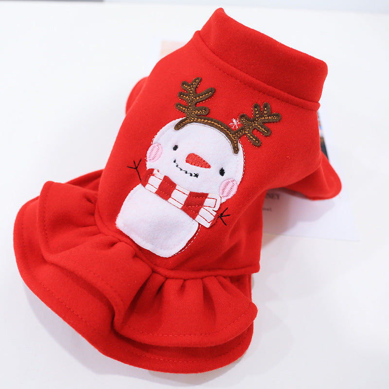 Pets Sweater Clothes Casual / Daily Christmas Winter Dog Clothes Puppy Clothes Pets Outfits Costume-1