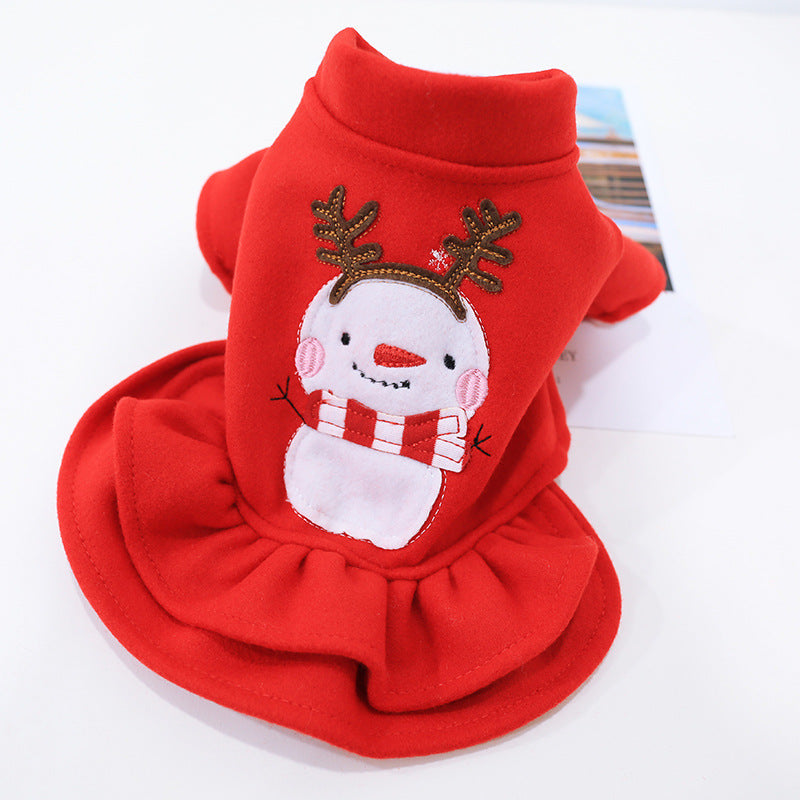 Pets Sweater Clothes Casual / Daily Christmas Winter Dog Clothes Puppy Clothes Pets Outfits Costume-2