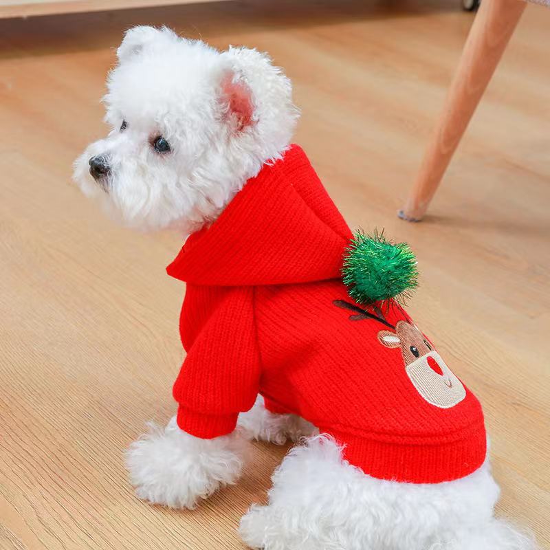 Pets Sweater Clothes Casual / Daily Christmas Winter Dog Clothes Puppy Clothes Pets Outfits Costume-4