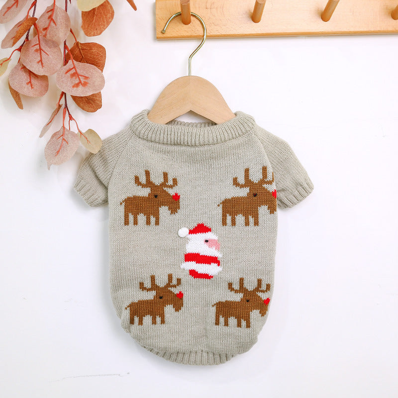 Pets Sweater Clothes Casual / Daily Christmas Winter Dog Clothes Puppy Clothes Pets Outfits Costume-1