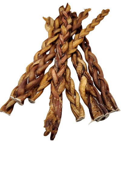 Braided Bully Stick – Low Odor – STANDARD - 12"