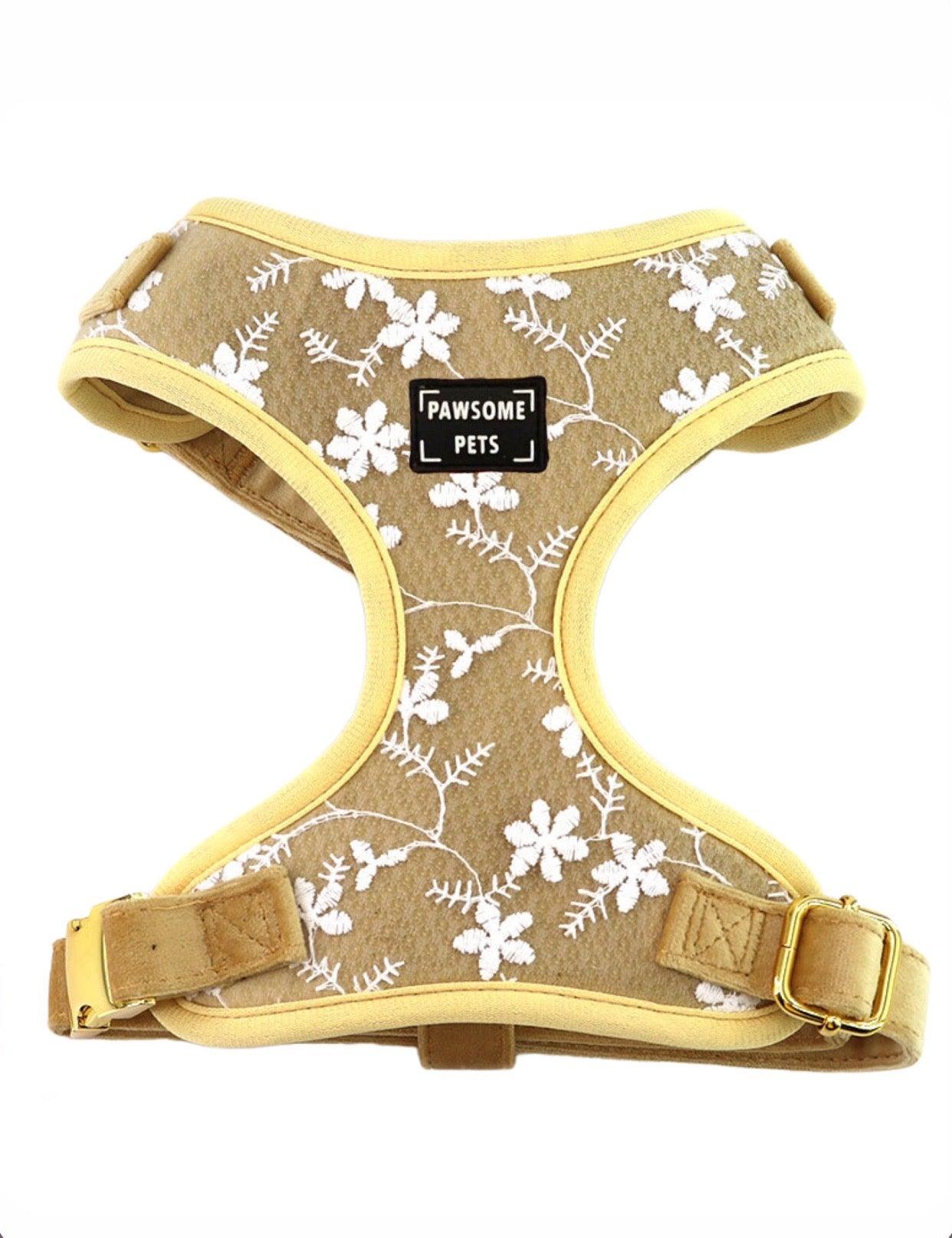 ADJUSTABLE HARNESS - GOLDEN FLORAL-0