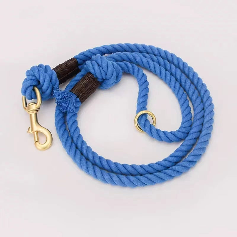 Dog Rope Leash - 	Sapphire Blue-0