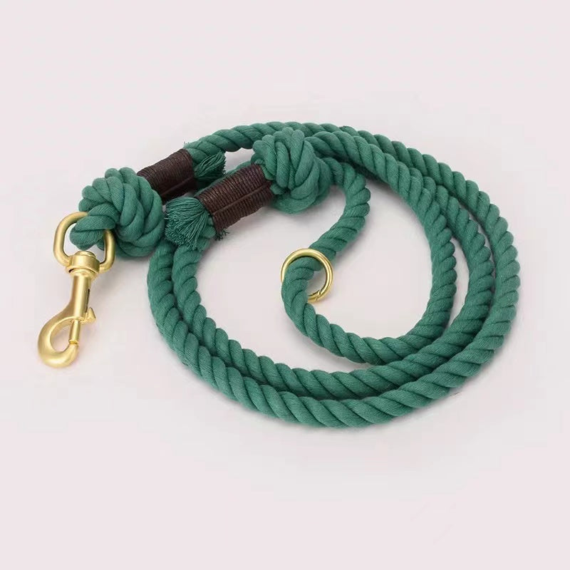 Dog Rope Leash - Emerald-0