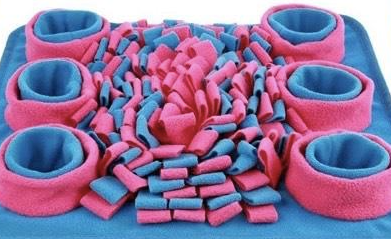 Hot selling Pets Puzzle Toys Snuffle Mat with Bowls-Maze Method-0