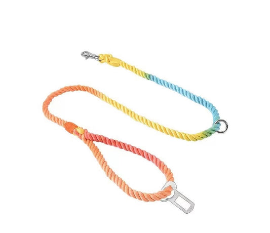 SAFETY ROPE SEAT BELT - Classic Rainbow-0