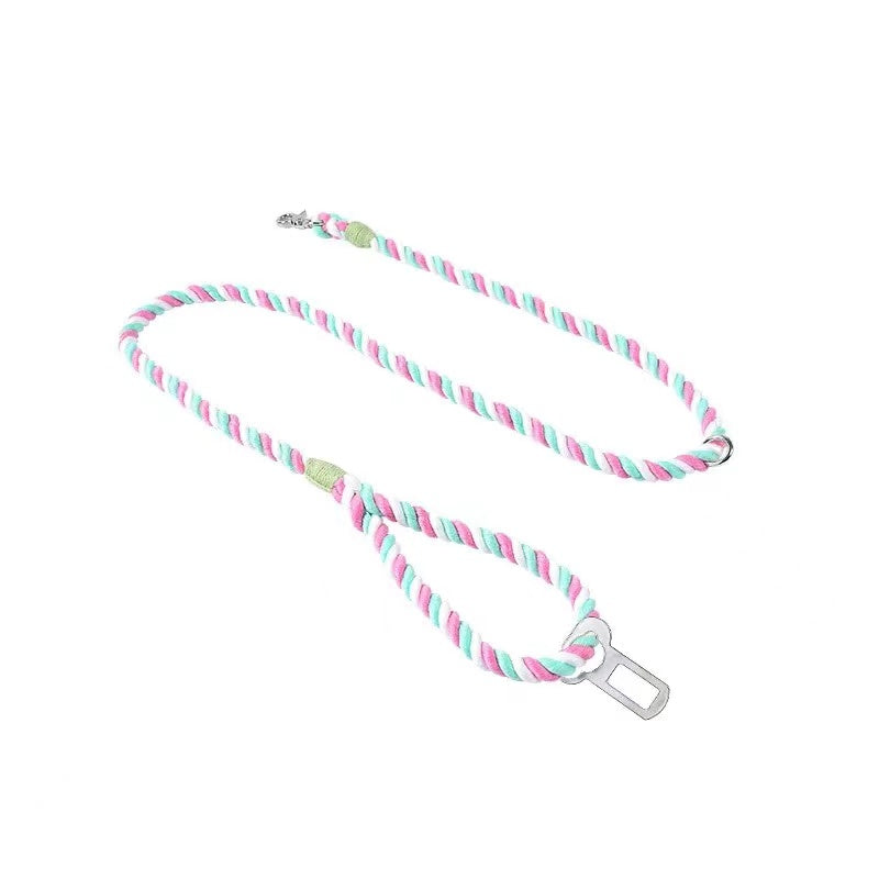 SAFETY ROPE SEAT BELT - Cotton Candy-0