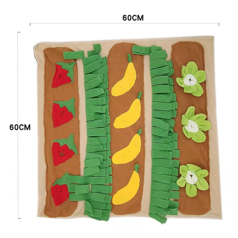 Pets Puzzle Toys Snuffle Mat-Farming Garden-1