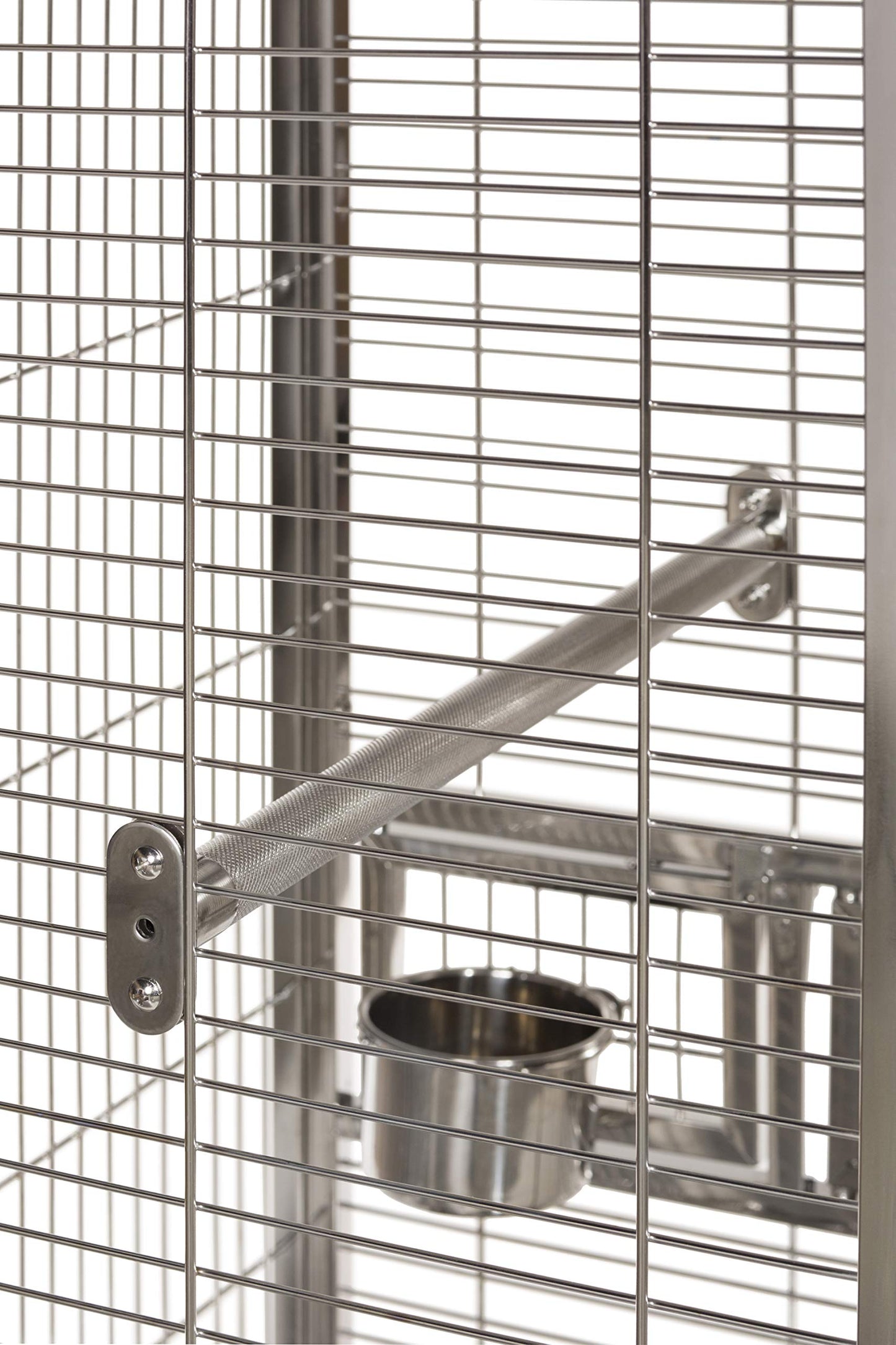 Prevue Pet Products Stainless Steel Playtop Bird Cage