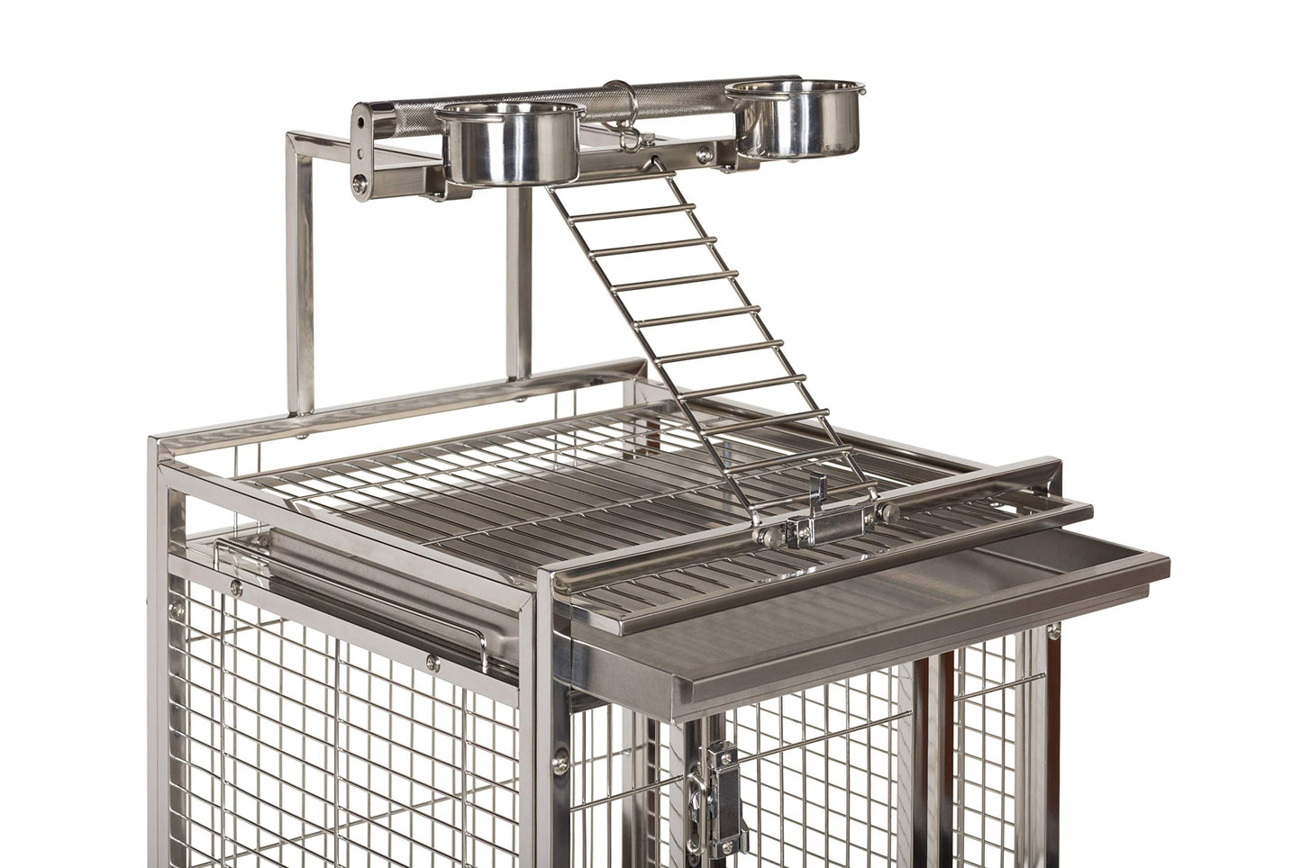 Prevue Pet Products Stainless Steel Playtop Bird Cage