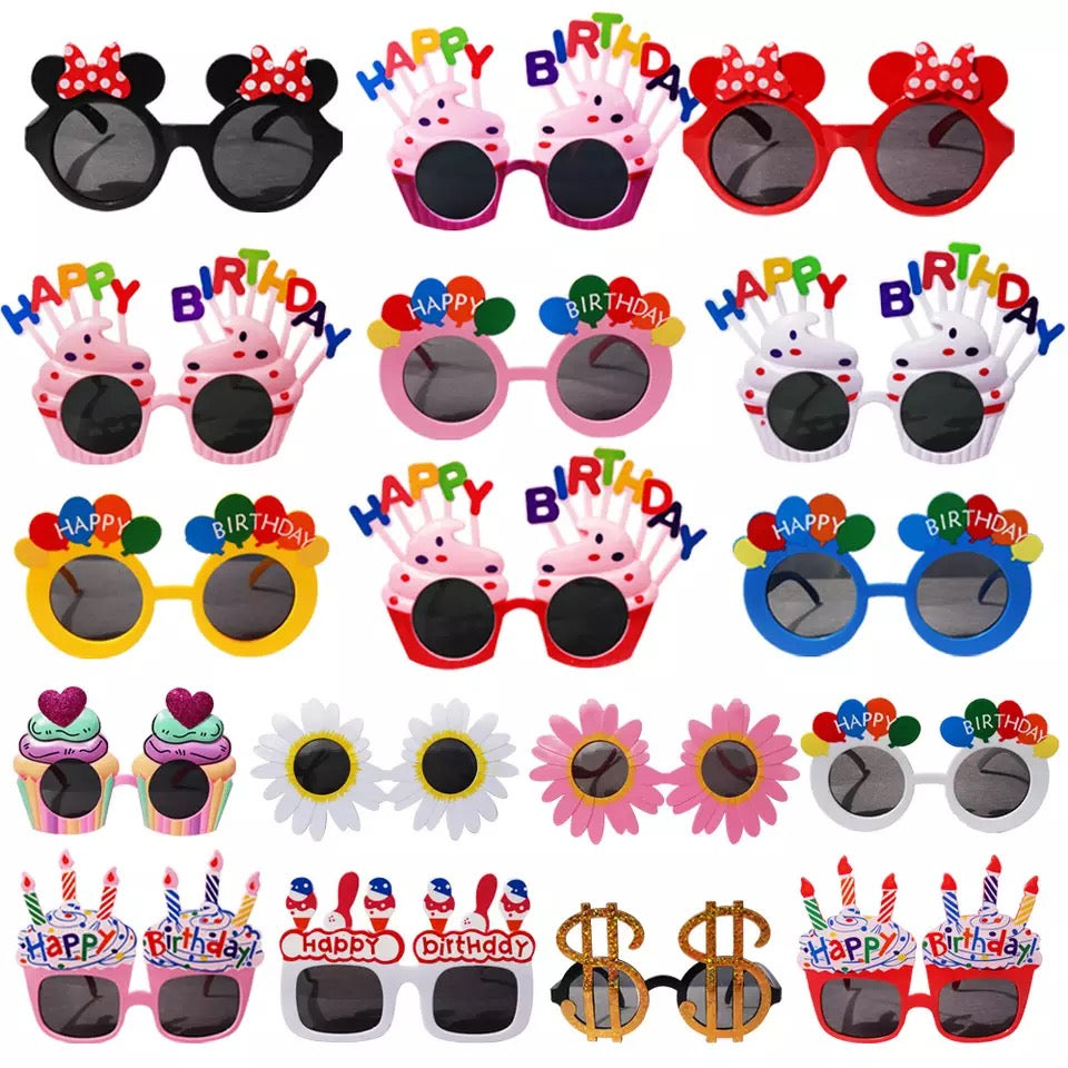 Happy Birthday Glasses Photo Booth Props For Birthday Party Kids Glasses Party Supplies Party Favor Accessories-0