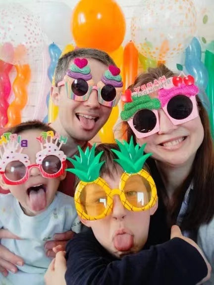 Happy Birthday Glasses Photo Booth Props For Birthday Party Kids Glasses Party Supplies Party Favor Accessories-4