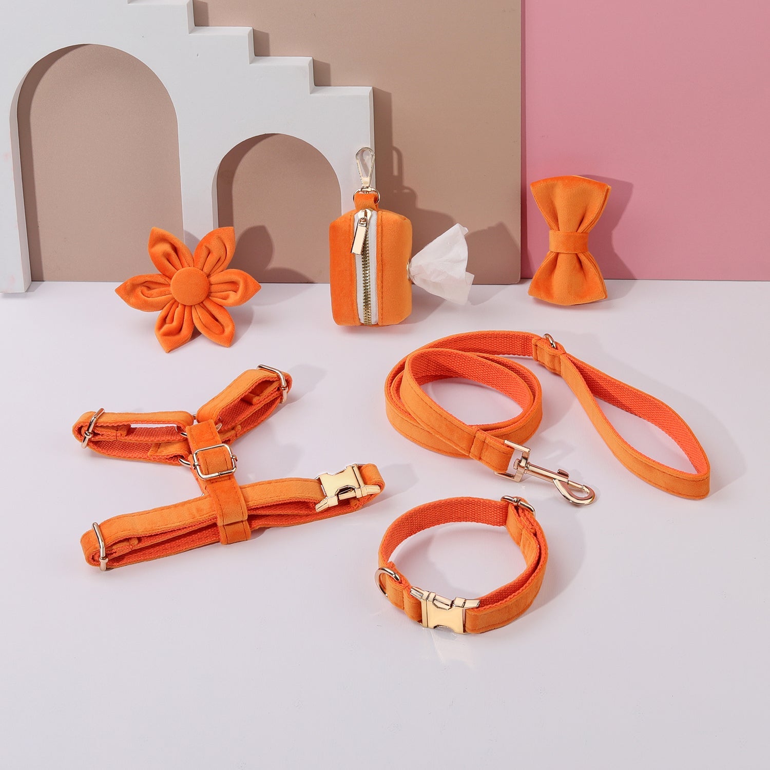 STEP IN FLORAL BUNDLE - ORANGE (6 pieces)-0