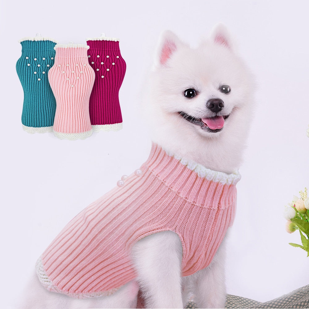 Cat Dog Knitted Sweater Chihuahua Puppy Clothes