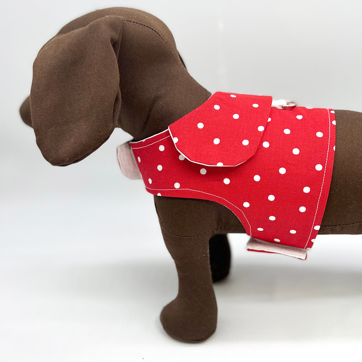 DCNY “Red & White Polka Dots” Vest-Style Harness-3