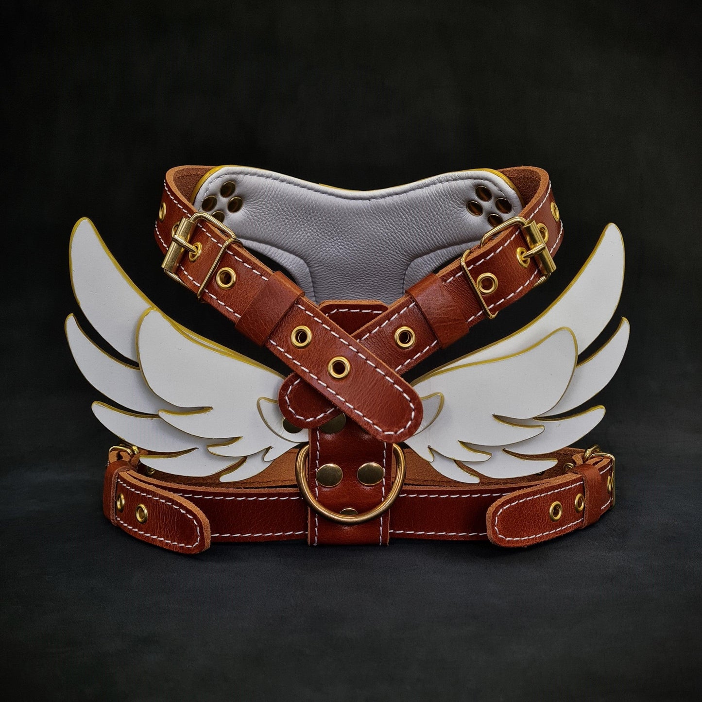 The "Hermes" leather harness - Large and Giant Breeds-2