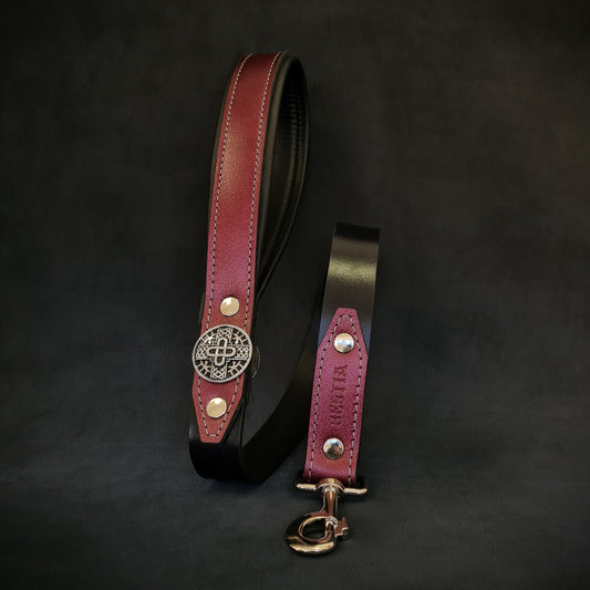 The "Hektor" Burgundy dog leash-LIMITED-0