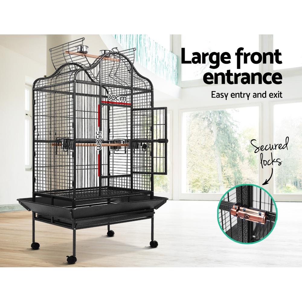 i.Pet Bird Cage Pet Cages Aviary 168CM Large Travel Stand Budgie